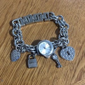 Women’s watch with charms